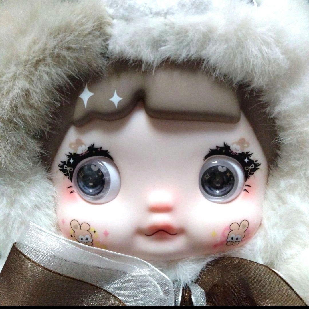 nommi 400% キノコ帽子 しいたけ モカ ぬいぐるみ うさぎの通販 by