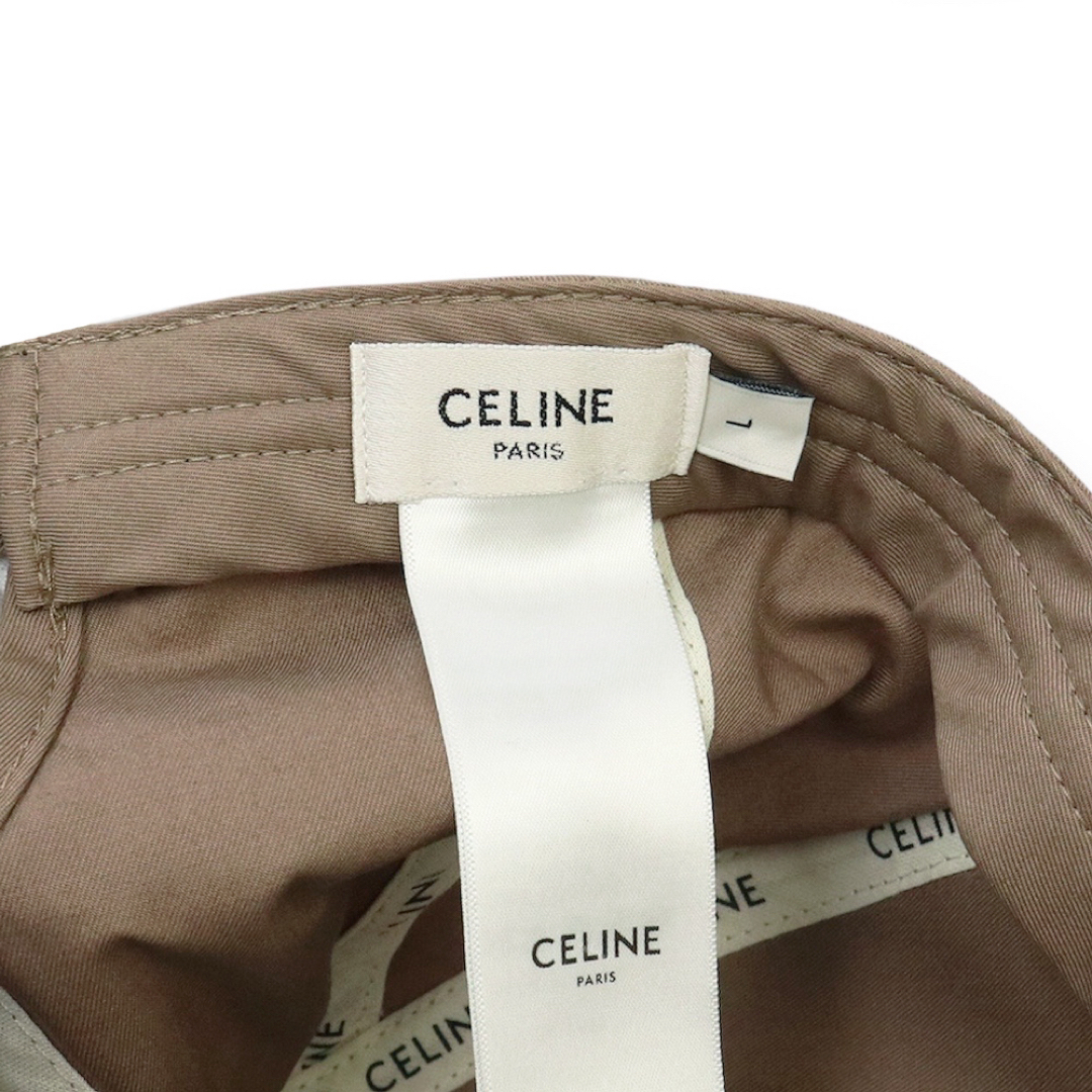 CELINE - 【未使用品】セリーヌ キャップ 帽子 ベージュ トリオンフ