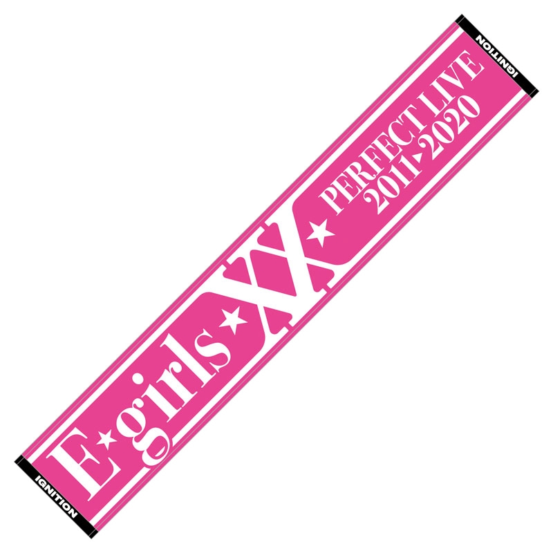 E-girls PERFECT LIVE マフラータオル / IGNITION : E-girls