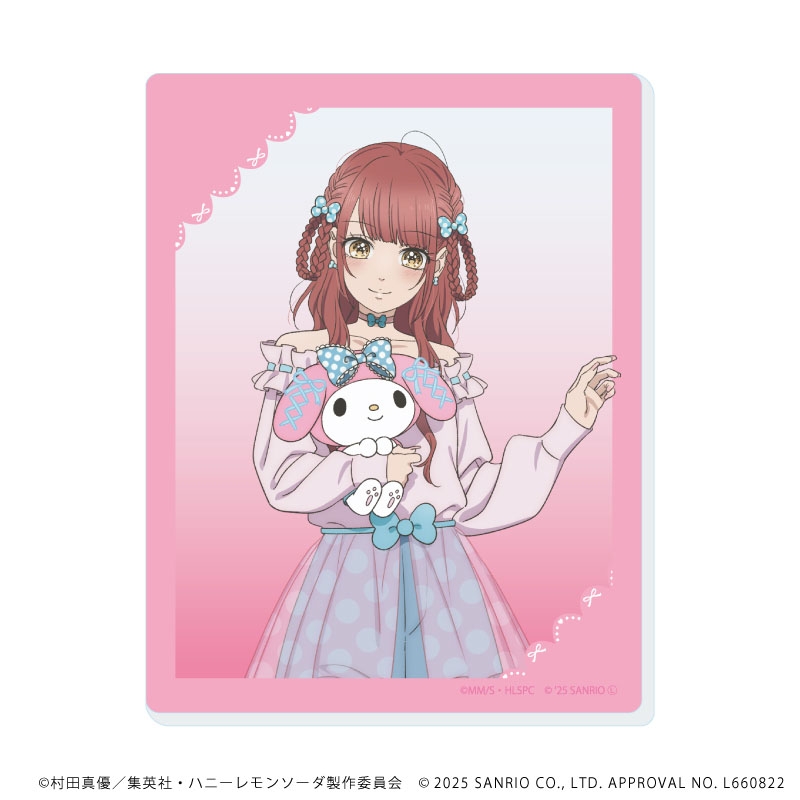 全種セット】アクリルカード（全6種）/ ハニーレモンソーダ×サンリオ