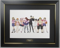 4184] 矢吹健太朗 直筆サイン入り複製色紙「BLACK CAT」