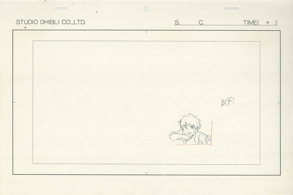 4333] 天空の城ラピュタ ラフ原画 / 直筆:宮崎駿