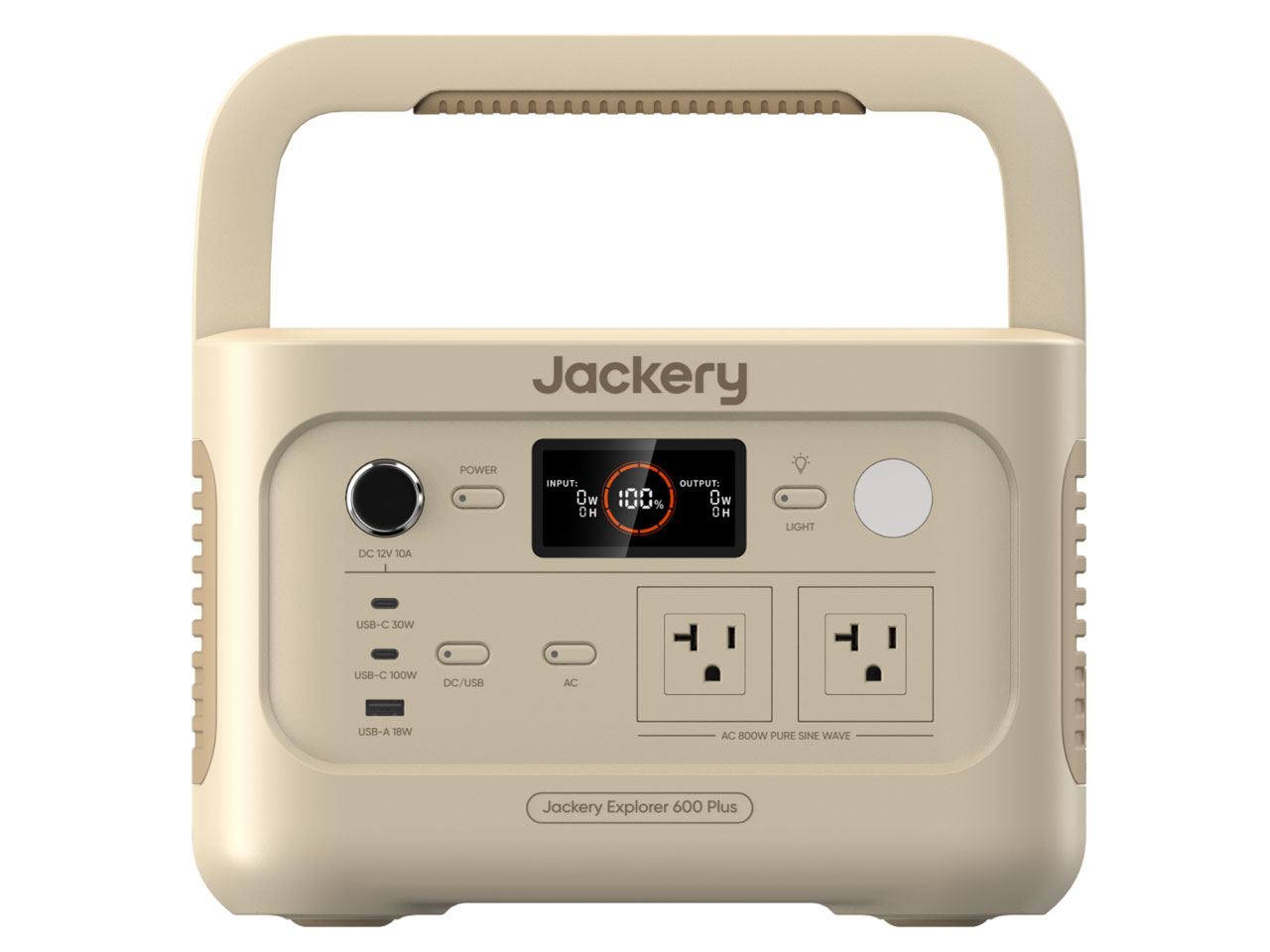 Jackery Japan Jackery ポータブル電源 600 Plus JE-600C-SJ [サンド