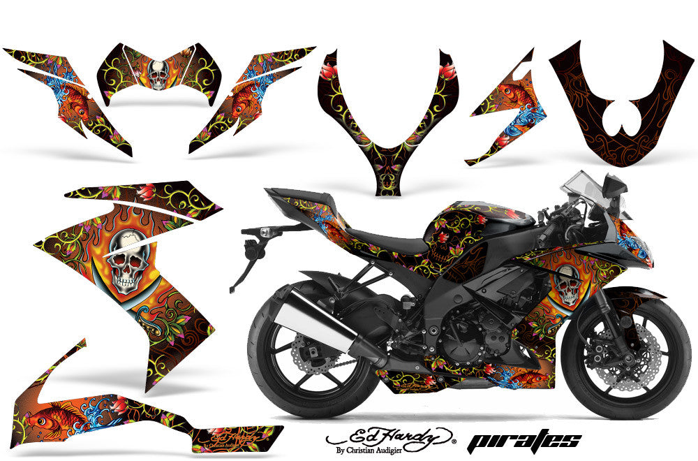 Kawasaki ZX10 Graphics - Invision Artworks Powersports Graphics