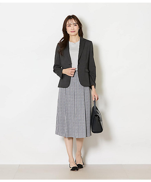 グリットプリント タックスカート（202651258133