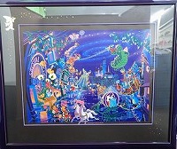 メラニー・T・ケント シルクスクリーン「エレクトリック・パレード