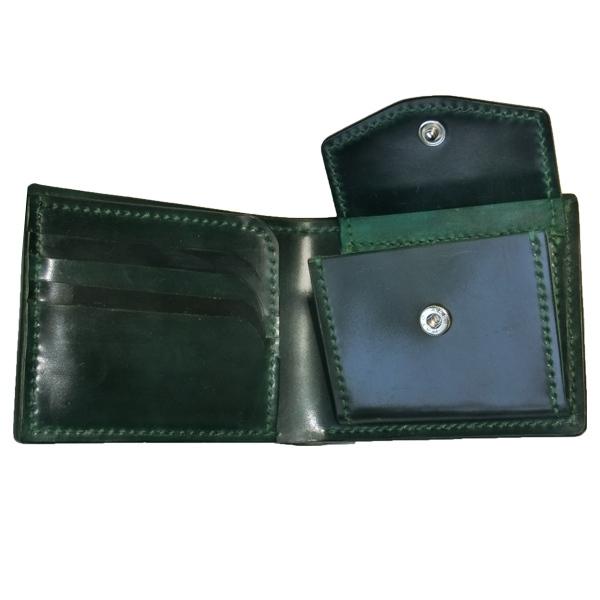 コードバン 財布 二つ折り ホーウィン社 マーク シェルコードバン ビル