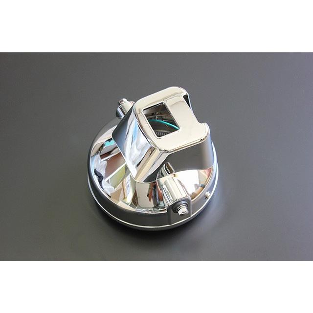 ガラス 180mm ヘッドライト クリア メッキ 新品 汎用 CB750 CB400SF