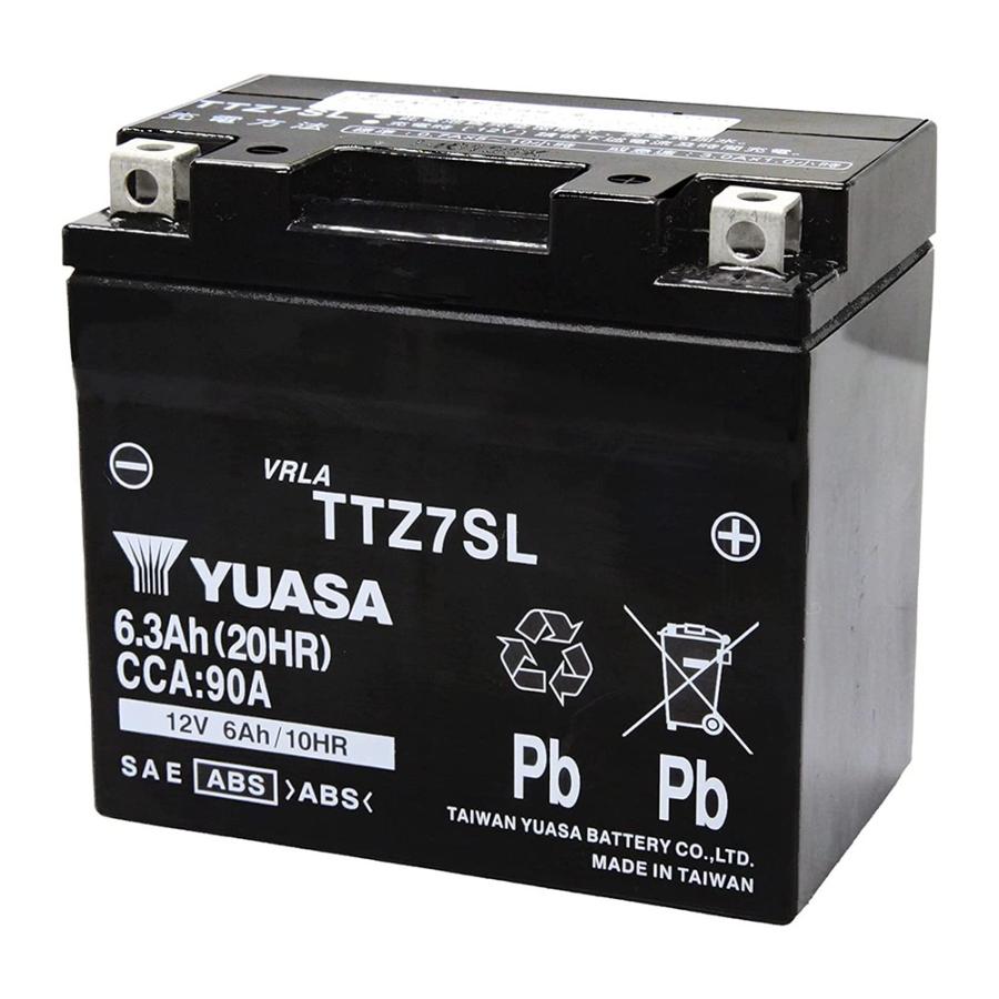 TTZ7SL 台湾 ユアサ yuasa バイク バッテリー 液入り充電済 オートバイ