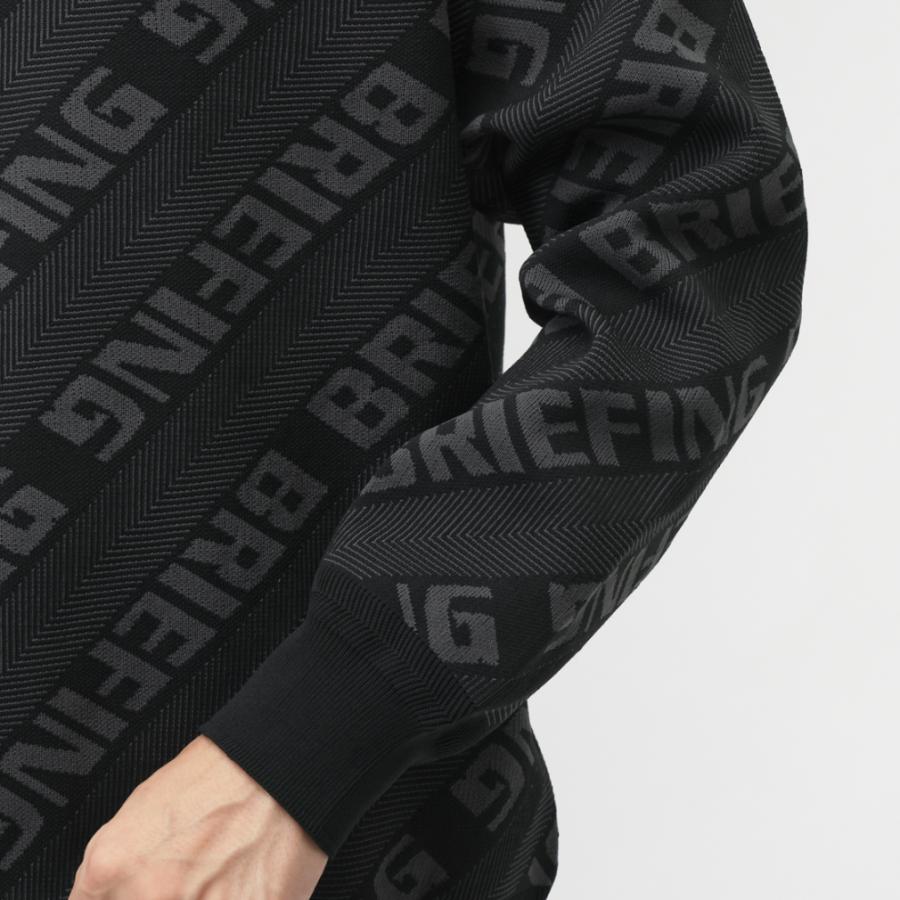 ブリーフィング ゴルフウェア 長袖セーター 秋 冬 CE MS WR BIAS LOGO