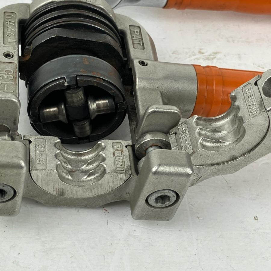 ЗЗ INABA DENKO ロングフレキツバ出し機 ツバ出し工具 配管 カセット