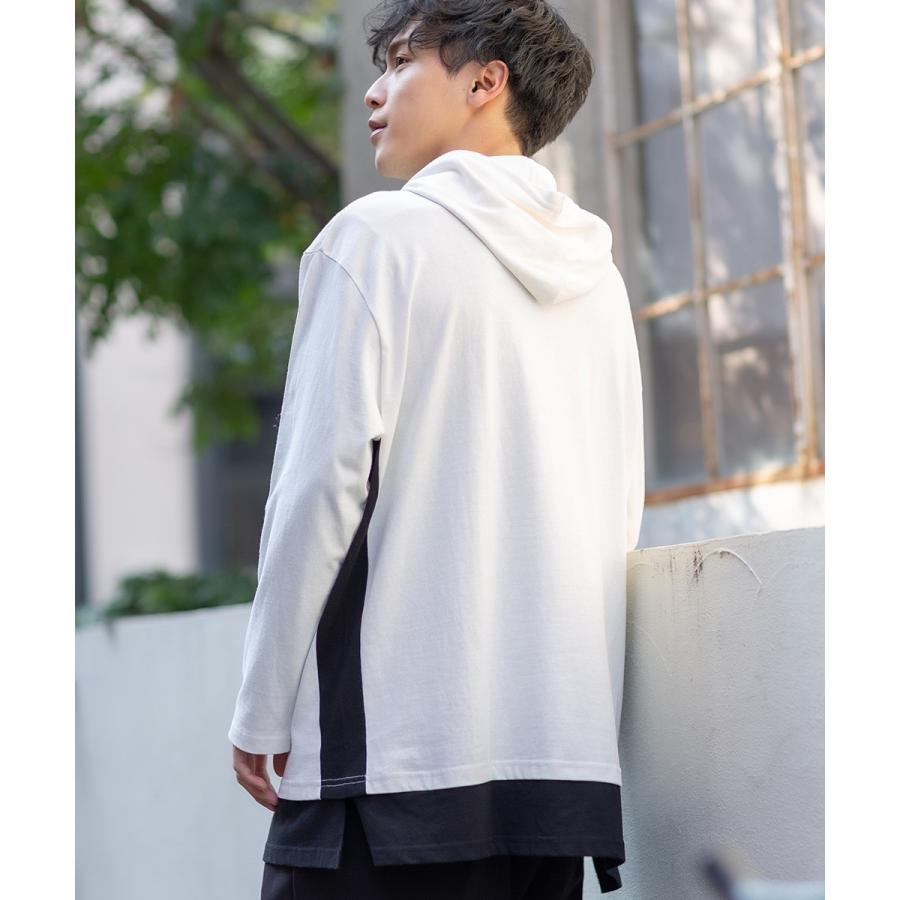 improves（インプローブス） フード パーカー ビッグTシャツ メンズ