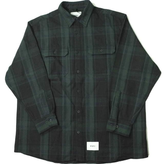 新品 WTAPS ダブルタップス 21AW DECK / LS COTTON. FLANNEL. TEXTILE