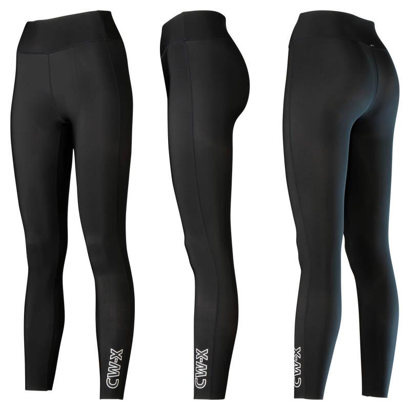 CW-X ワコール レディース スポーツボトム 段階着圧タイツ ベーシック