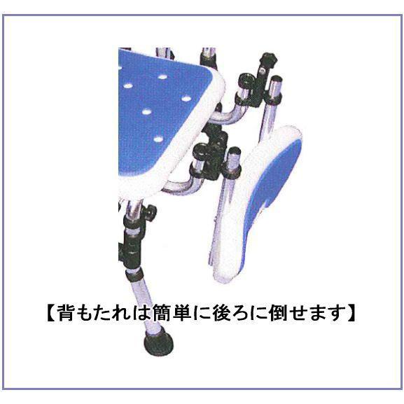 折りたたみ式シャワーベンチ 穴あき FY9993 アクションジャパン : 介護