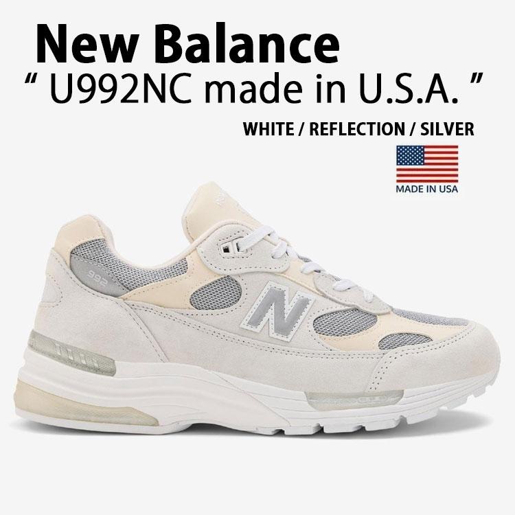 New Balance（ニューバランス） スニーカー U992NC WHITE SILVER made