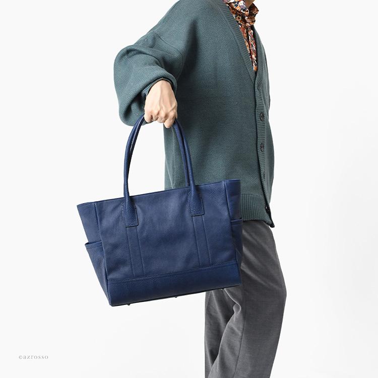 日本製 トートバッグ メンズ a4 本革 通勤 ビジネス バッグ 大容量 横