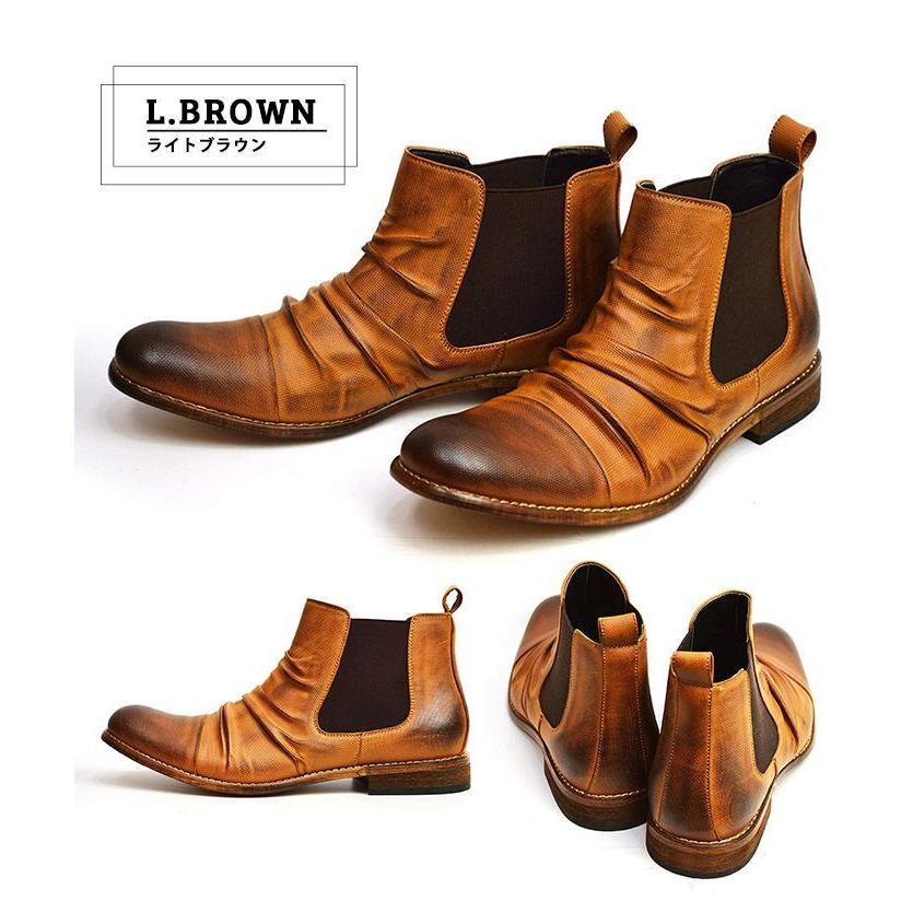 ショートブーツ サイドゴアブーツ ワークブーツ メンズ ブーツ