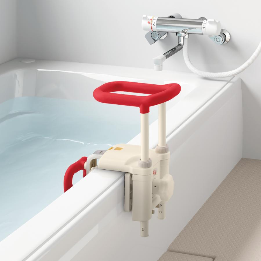 アロン化成 安寿 高さ調整付き浴槽手すりUST-130N グリーン536-618