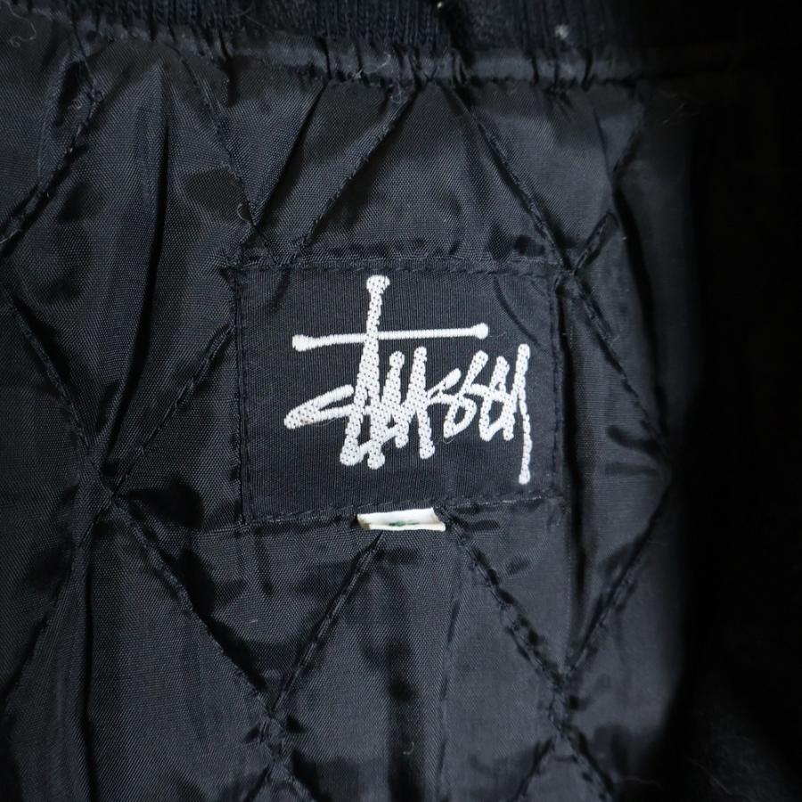 STUSSY（ステューシー） 90S 15周年 ロゴ刺繍 スタジアムジャケット