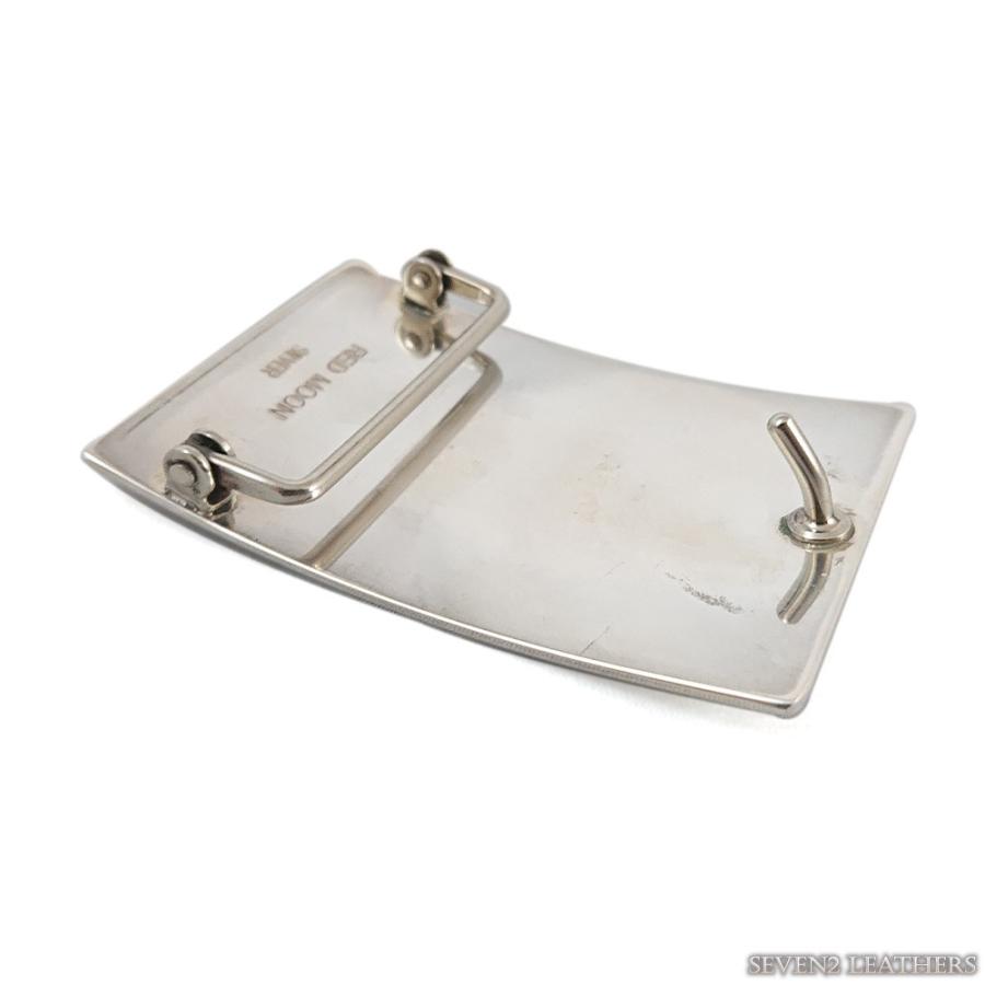 REDMOON（レッドムーン） プレートバックル シルバー ベルト バックル