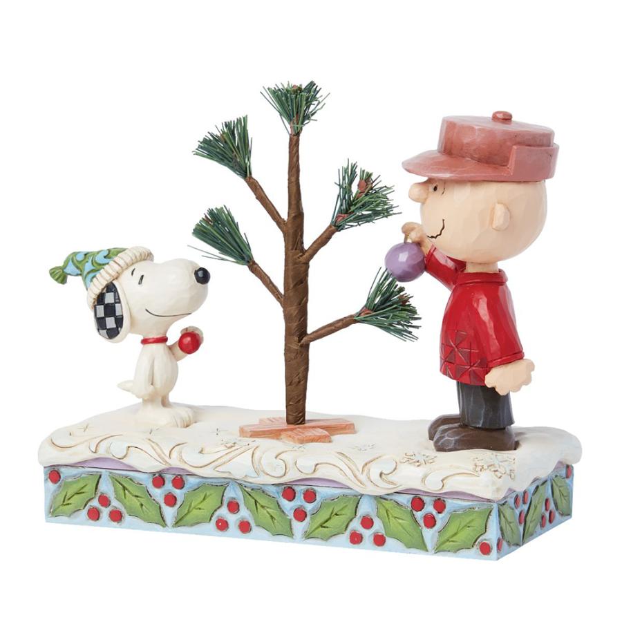PEANUTS 【JIM SHORE】スヌーピー&チャーリーブラウン ツリー