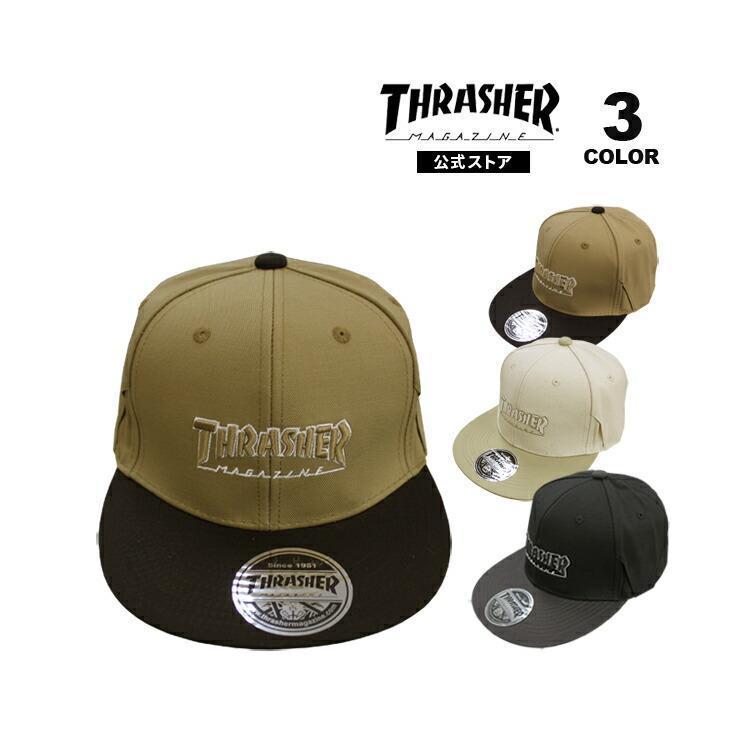 THRASHER（スラッシャー） キャップ THRASHER HOMETOWN SNAP BACK FLAT