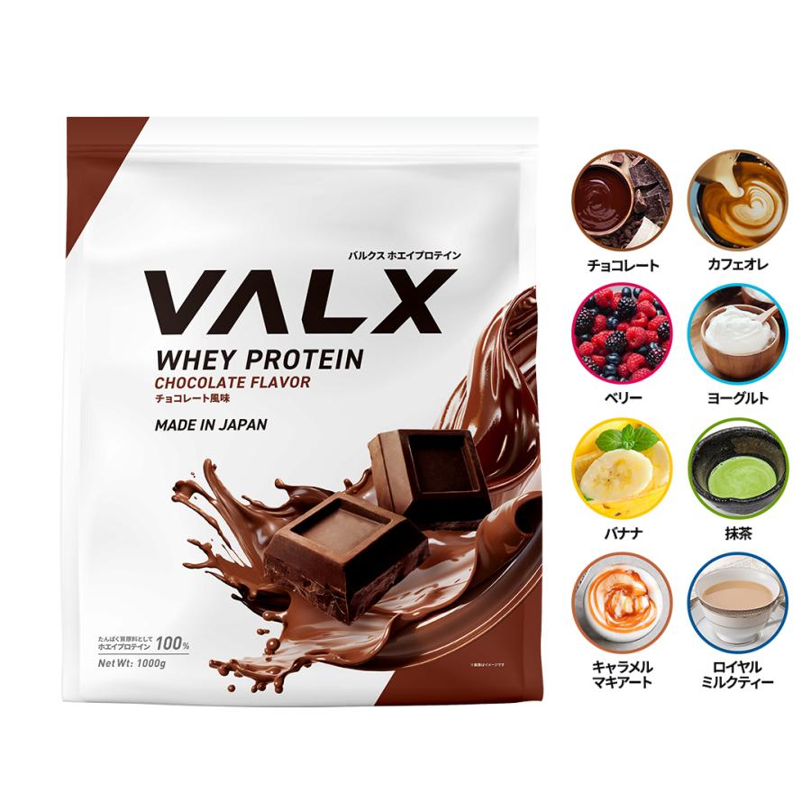 VALX（バルクス） ホエイプロテイン WPC 8種類の味から選べる 山本義徳
