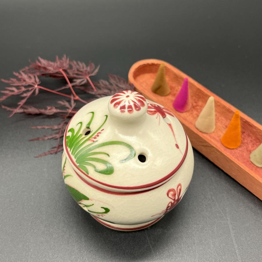 香炉 バッチャン焼き 陶器 お香立て おしゃれ お香 コーン ベトナム