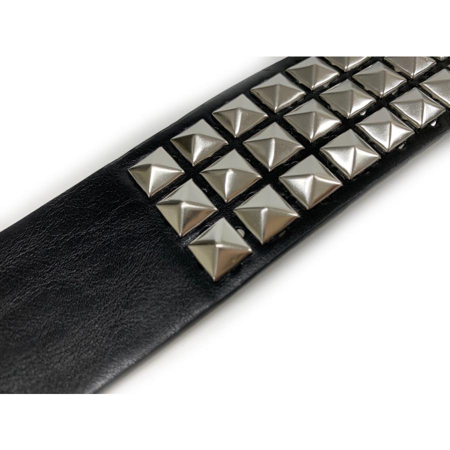 adia ベルト スタッズベルト ロック パンク ピラミッドスタッズ ビョウ