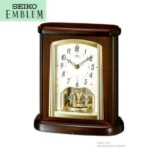 エンブレム 置き時計 電波 セイコー クロック 置時計 SEIKO EMBLEM