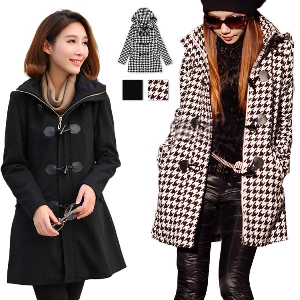 tricot COMME des GARCONS ショートダッフルコート 千鳥 Tricot Comme