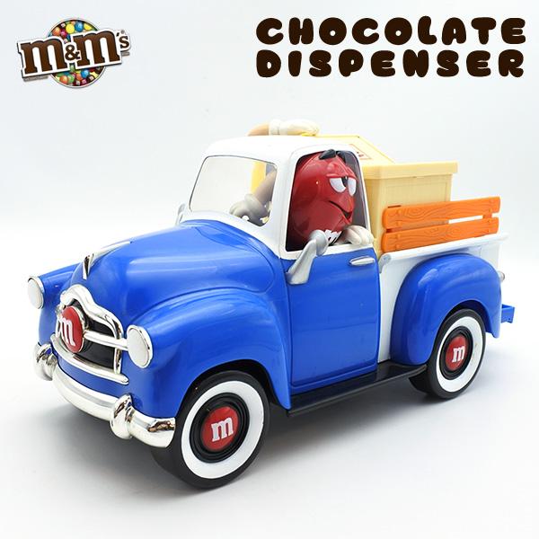 USED品 m&m's チョコレート ディスペンサー ブルー エムアンドエムズ