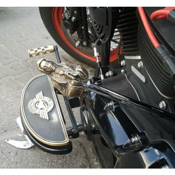 シフトノブ BRASS 真鍮 マリア ハーレー ショベル パン ナックル