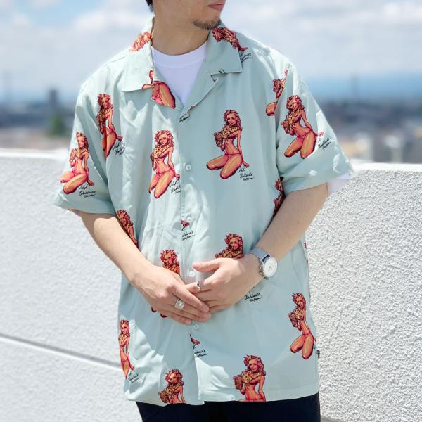 HUF（ハフ） 半袖シャツ アロハシャツ ROCKIN' JELLY BEAN S/S RESORT