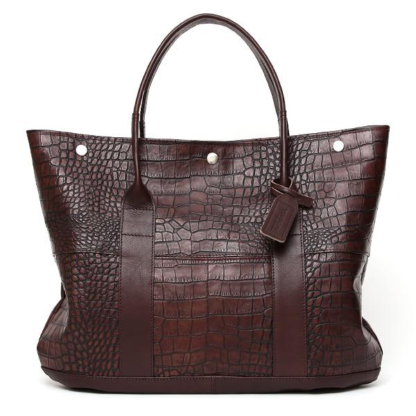 beau dessin（ボーデッサン） クロコ 型押し トートバッグ メンズ 本革