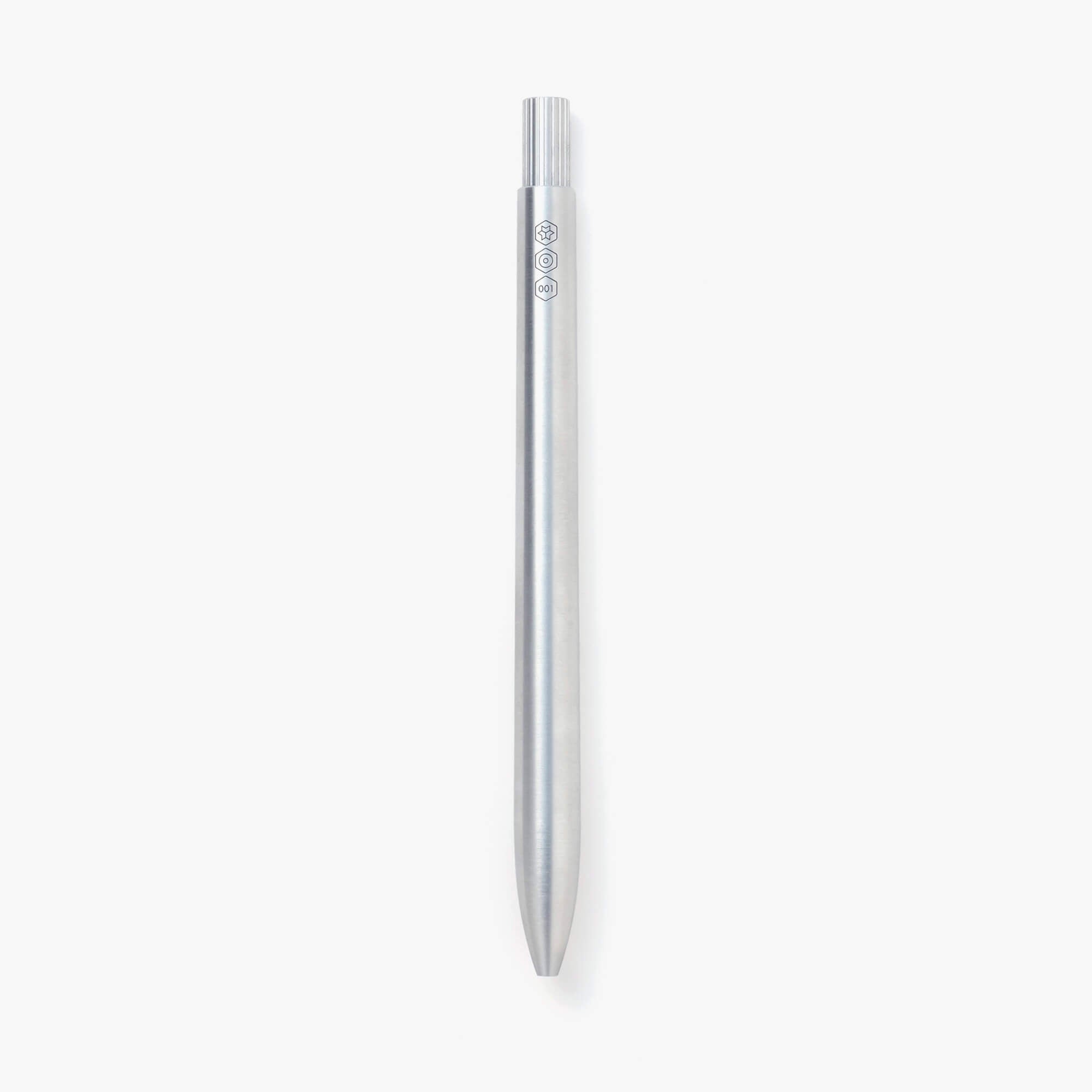 THE PEN Aluminium Silver Natural Spun – Kakimori