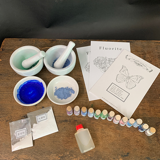 岩絵の具 塗り絵 – きらら舎