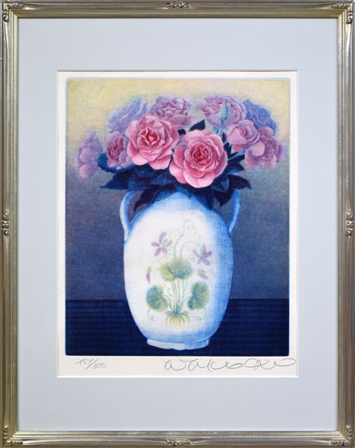 伊藤倭子「三色菫」銅版画 絵画買取・販売の小竹美術