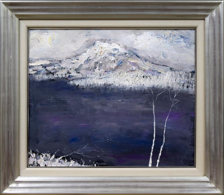 片山弘明「薔薇」油絵・F6号 絵画買取・販売の小竹美術