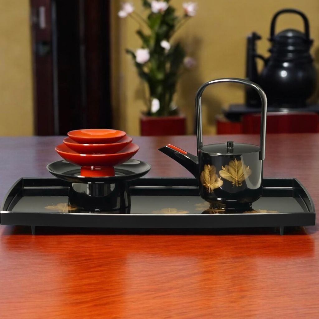 越前 若松沈金 屠蘇器 黒 – 漆器 高翆