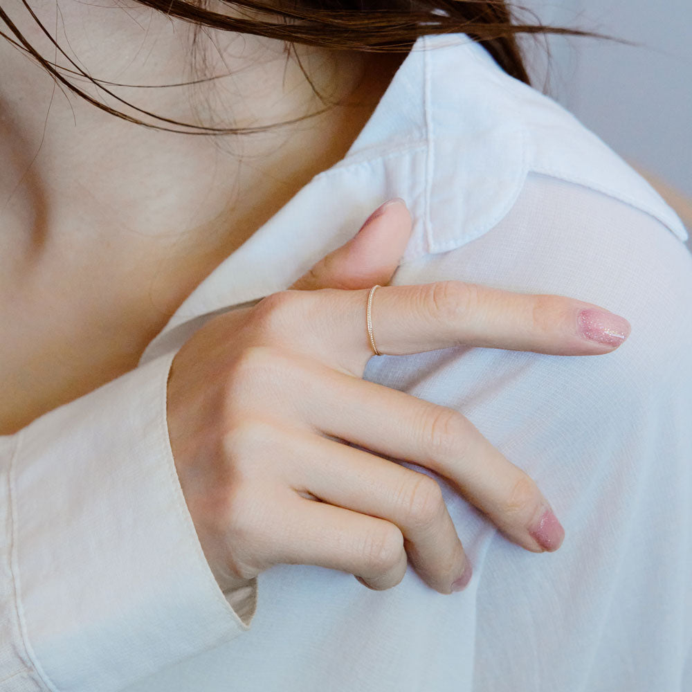 L&Co.(エルアンドコー)】 リング｜K10 レイヤードリング(20-3716-3734