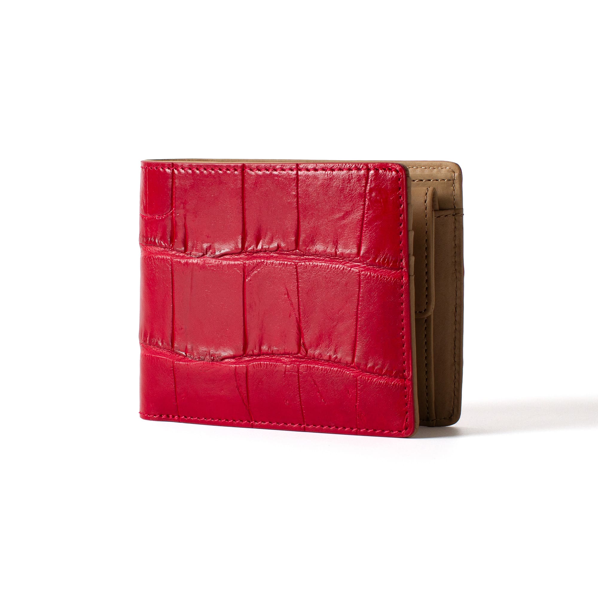 公式】 レザークラフトカンパニー 二つ折りウォレット Sebek ワニ革