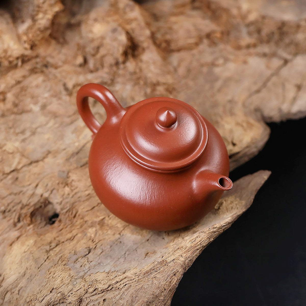 宜興全手工紫砂壺朱泥梨形壺120cc原礦泥料泡茶利器預購優惠– 嵐雲茶業
