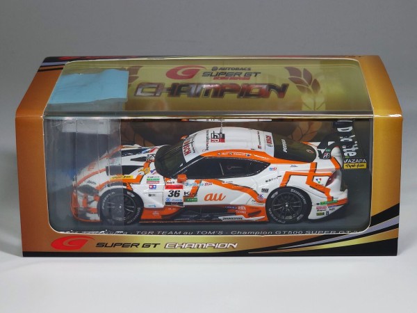 2023年GT500チャンピオン.Spark 1/43 au TOM'S GR Supra -TGR TEAM