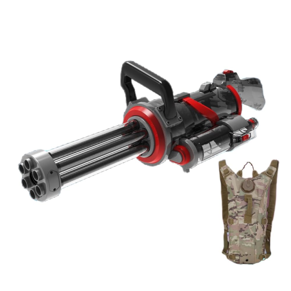 Amazon | KCNN 電動ウォーターガン、2024 新ガトリング水鉄砲、 超強