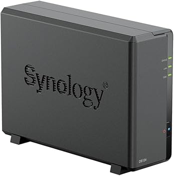 Amazon.com: Synology DiskStation DS124 NAS Server with RTD1619B 4
