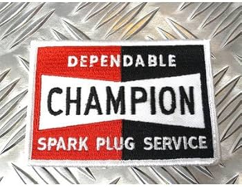 Amazon | CHAMPION PLUG ワッペン チャンピオン プラグ アメリカ雑貨