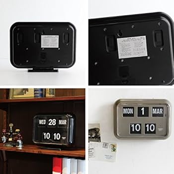 Amazon.co.jp: TWEMCO (トゥエンコ) 掛け時計 置き時計 兼用