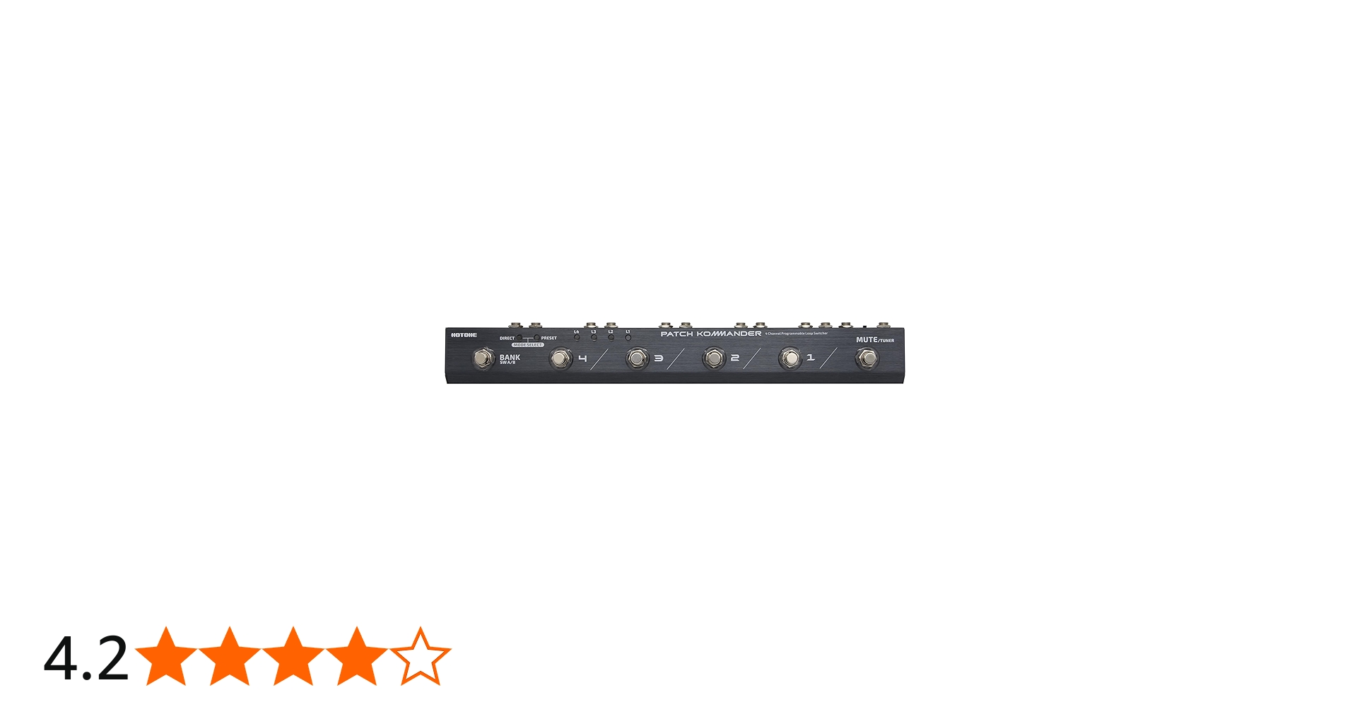 Amazon | HOTONE PATCH KOMMANDER LS-10 4チャンネル・プログラマブル